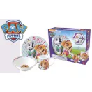 Paw Patrol Girl Stars Porzellan-Geschirrset in Geschenkbox