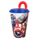 Avengers Rolling Thunder Strohhalmbecher, Kunststoff 430 ml
