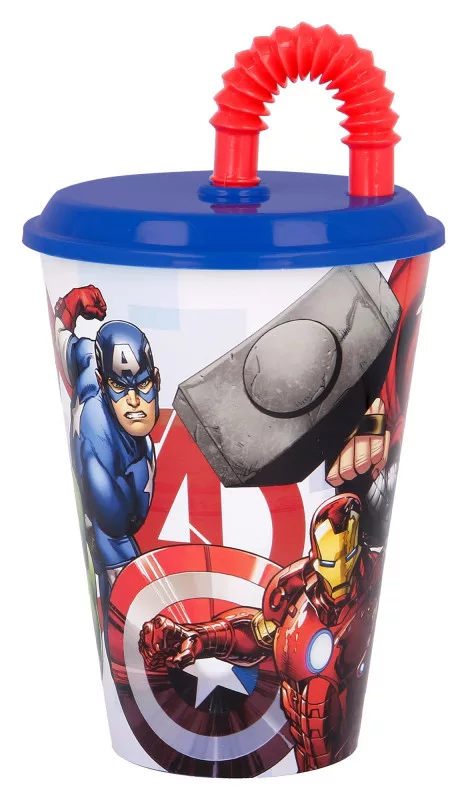 Marvel Hulk Trinkbecher – 3D Kinderbecher & Strohhalm-Tumbler 360