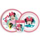 Disney Minnie  Being More rutschfestes Essgeschirr, Mikrokunststoff-Set
