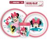 Disney Minnie  Being More rutschfestes Essgeschirr, Mikrokunststoff-Set