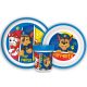 Paw Patrol Pup Power Rutschfest Essgeschirr, micro Plastikset