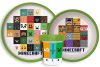 Minecraft rutschfestes Essgeschirr, Mikroplastik-Set