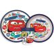 Disney Cars Stickers rutschfestes Essgeschirr, Mikrokunststoff-Set