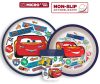 Disney Cars Stickers rutschfestes Essgeschirr, Mikrokunststoff-Set
