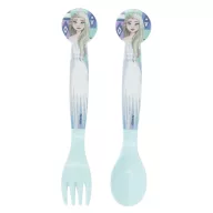   Disney Eiskönigin Ice Magic Kunststoff-Besteckset - 2-teilig
