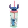 Disney Lilo und Stitch Easily Distracted 3D Kunststoff-Trinkhalmbecher 360 ml