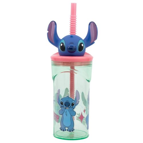 Disney Lilo und Stitch Easily Distracted 3D Kunststoff-Trinkhalmbecher 360 ml