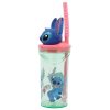 Disney Lilo und Stitch Easily Distracted 3D Kunststoff-Trinkhalmbecher 360 ml