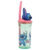 Disney Lilo und Stitch Easily Distracted 3D Kunststoff-Trinkhalmbecher 360 ml