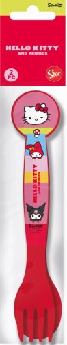 Hello Kitty and Friends Kunststoff Besteckset - 2-teilig