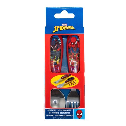 Spiderman Moving Target Metall ergonomisches Besteckset - 2-teilig