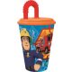 Feuerwehrmann Sam Rescue Mission Strohhalmbecher, Kunststoff 430 ml