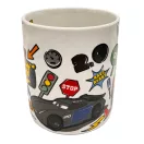 Disney Cars Stickers Porzellanbecher 235 ml (8 oz) im Geschenkkarton