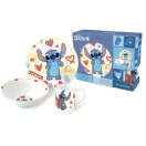 Disney Lilo und Stitch Heart Porzellan-Essgeschirr im Geschenkkarton