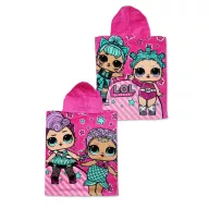 LOL Surprise! Pink Strandtuch-Poncho Baumwolle 50x115 cm