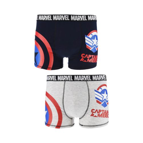 Marvel, Captain America Herren Boxershorts 2 Stück/Pack (S-XL)