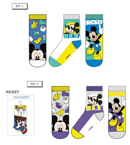 Disney Mickey  Kinder Socken 23-34