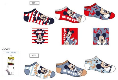 Disney Mickey Kinder No-show Socken 23-34