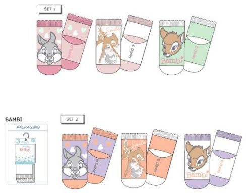 Disney Bambi Baby Socken 0-12 Monate