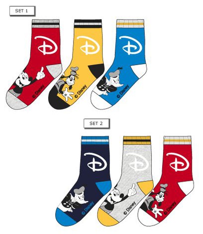 Disney Mickey  Kinder Socken 23-34
