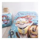 Paw Patrol Brave Paws Bettbezug-Set 140x200cm, 65x65 cm