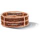 Victoria Braunes Stein roséfarbenes Armband
