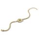 Victoria Goldfarbiges Armband mit Bunten Steinen