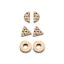 Victoria Roségold Ohrring-Set
