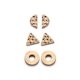 Victoria Roségold Ohrring-Set