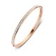 Victoria Rose Gold Farbe mit weißem Stein Armband