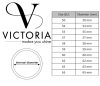 Victoria Silberfarbenes schwarzes Leder Armband