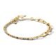 Victoria Gold Farbe Farbe Stein Armband