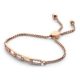 Victoria rose gold Farbe mit weißem Stein Armband