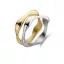 Victoria Gold- und Silberfarbener 2er-Ring Set
