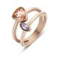 Victoria rose gold farbe Farbe stein ring