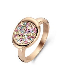 Victoria rose gold farbe Farbe stein ring