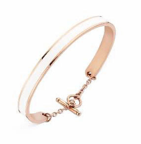 Victoria rose gold weißes Muster Armband