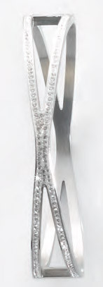 Victoria Silberfarbiges Weißsteinarmband