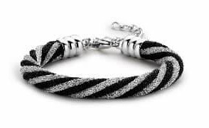 Victoria Schwarz-weiße Armband