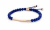 Victoria rose gold Farbe blau Perlenarmband