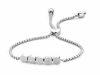 Victoria Silberfarbener Steinarmband