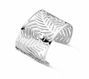 Victoria Silberfarbene gesteinte Jungle-Armband