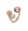 Victoria rose gold farbe Farbe stein ring