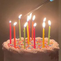 Tortenkerze / Zahlenkerze